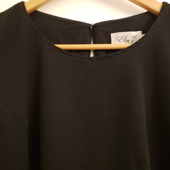 Eliza J Little Black Evening Cocktail Dress Size 8 - Picture 3 of 7